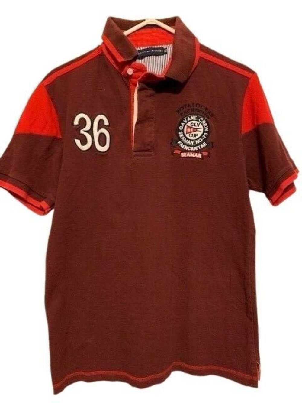 TOMMY HILFIGER SIZE XL GAVANE CREW SEAMAN NO 73 POLO SHIRT *Read*